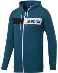 Reebok - Zip-Up Hoodie - Lyst