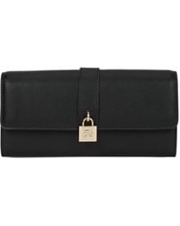 KARL LAGERFELD - K/Autograph Padlock Leather Wallet - Lyst