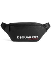 DSquared² - Bum Bag Vitello Stampa Logo - Lyst