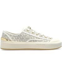 MICHAEL Michael Kors - Monogram Canvas Sneakers - Lyst