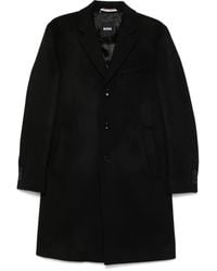 BOSS - Mantel Aus Filz - Lyst
