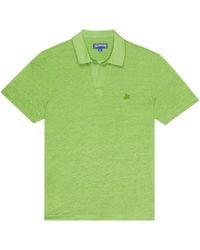 Vilebrequin - Linen Polo Shirt - Lyst