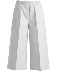 Liviana Conti - Omar Elasticated-Waistband Cropped Trousers - Lyst