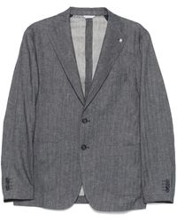 Manuel Ritz - Brooch-Detail Blazer - Lyst
