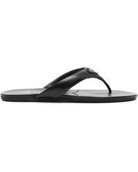 Prada - Leather Sandal - Lyst