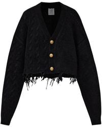 Vetements - Frayed Cardigan - Lyst