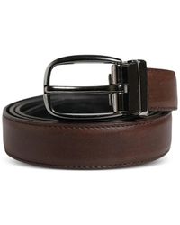 Dolce & Gabbana - Buckle-Fastening Leather Belt - Lyst