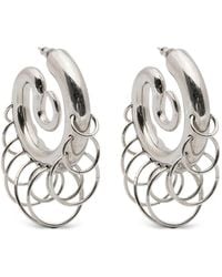 Panconesi - Medium Pierced-Serpent Hoop Earrings - Lyst