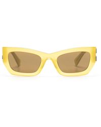 Miu Miu - Tinted Rectangle-Frame Sunglasses - Lyst