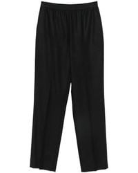 MM6 by Maison Margiela - Pressed-Crease Straight-Leg Trousers - Lyst