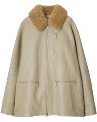 Burberry - Leren Jas - Lyst
