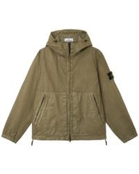 Stone Island - 4100053 Organic-Look Nylon Panama-Tc Jacket - Lyst