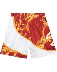 Mitchell & Ness - X Nba Atlanta Hawks 1986 Team Marble Swingman Shorts - Lyst