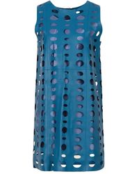 Marni - Circular Cut-Out Sleeveless Mini Dress - Lyst