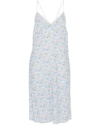 N°21 - Floral Print Slip Dress - Lyst