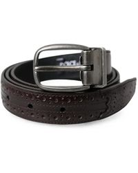 Dolce & Gabbana - Perforated-Design Belt - Lyst