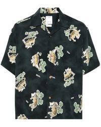 Visvim - Copa Tiger-Print Silk Shirt - Lyst