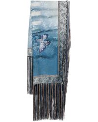 Pierre Louis Mascia - Aloeuw Butterfly-Motif Printed Scarf - Lyst
