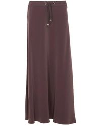 Herno - Elasticated-Waist Drawstring Skirt - Lyst