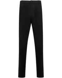 Moncler - Wool Flannel Tailored Trousers - Lyst