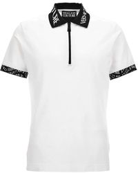 Versace Jeans Couture - Liquify-Logo Polo Shirt - Lyst
