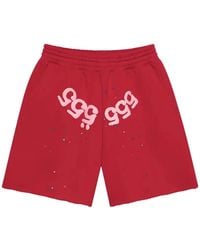 Sp5der - Short Angel Number À Imprimé Graphique - Lyst
