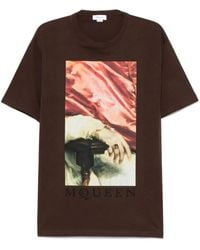 McQueen - T-Shirt With Print - Lyst