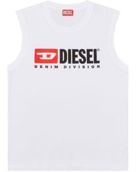DIESEL - T-isco-div Slim Tank Top - Lyst