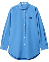 Miu Miu - Poplin Shirt - Lyst