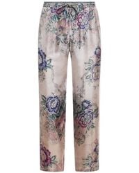 Pierre Louis Mascia - Floral-Print Drawstring Trousers - Lyst
