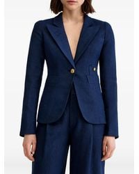 Smythe - Single-Breasted Wool Blazer - Lyst