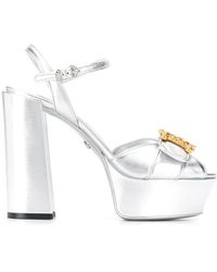 Dolce & Gabbana Single-breasted Tweed Coat - Metallic