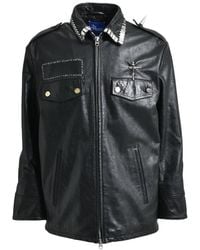 Marking Distance - Zip Leather Jacket - Lyst