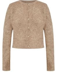 Munthe - Button-Up Knitted Cardigan - Lyst