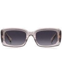 Tommy Hilfiger - Rectangle-Frame Logo-Plaque Sunglasses - Lyst