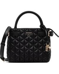Guess - Mini Paisleigh Quilted Tote Bag - Lyst