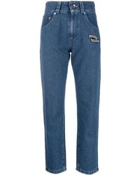 Opening Ceremony - Embroidered Logo-Patch Cigarette Jeans - Lyst