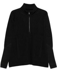 Homme Plissé Issey Miyake - March Geplooid Jack Met Rits - Lyst