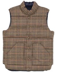 Sebago - Check-Pattern Padded Gilet - Lyst