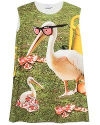 The Artistylist - Graphic-Print Sleeveless Mini Dress - Lyst