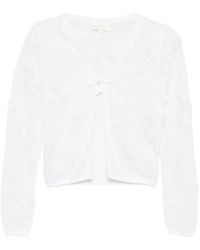 ShuShu/Tong - Threadwork Bow Cardigan - Lyst