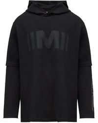 MM6 by Maison Margiela - Graphic-Print Hoodie - Lyst