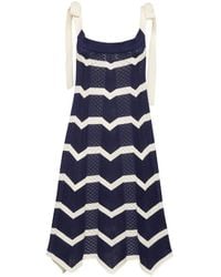 La DoubleJ - Chevron Knitted Dress - Lyst
