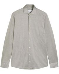 Eton - Houndstooth Long-Sleeve Shirt - Lyst