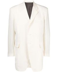 Yohji Yamamoto - Single-Breasted Blazer - Lyst