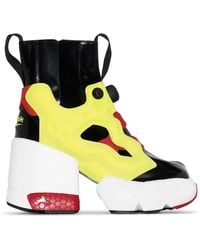 Maison Margiela - X Reebok Tabi Instapump Fury Hi Ankle Boots - Lyst