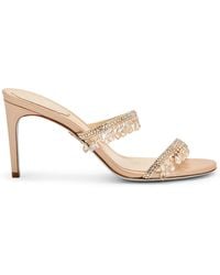 Rene Caovilla - 80Mm Chandelier Mules - Lyst