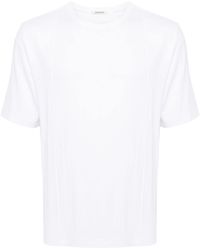 Peter Do - Pleat-detail Cotton T-shirt - Lyst