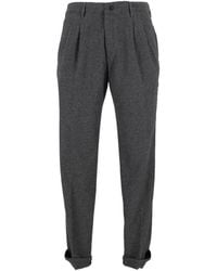 Incotex - Pantalon Plissé À Ourlet Retroussé - Lyst