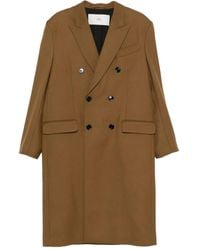 Ami Paris - Wool Double-Breasted Coat - Lyst